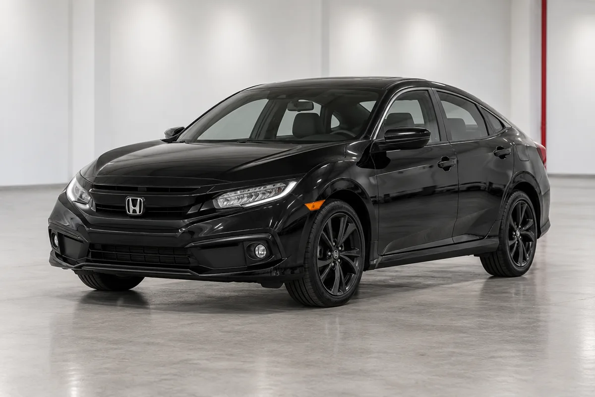 Honda Civic — illustration, véhicule fictif